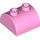 LEGO Bright Pink Slope 2 x 2 Curved with 2 Studs on Top (30165)