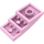 LEGO Fel roze Helling 2 x 4 Gebogen (93606)
