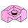 LEGO Leuchtend rosa Steigung Backstein 2 x 2 x 1.3 Gebogen Ecke (67810)