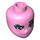 LEGO Bright Pink Sweet Mayhem Minidoll Head (44348 / 92198)