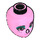 LEGO Fel roze Sweet Mayhem Minidoll Hoofd (47798 / 92198)