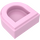 LEGO Bright Pink Tile 1 x 1 Half Oval (24246 / 35399)