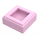 LEGO Leuchtendes Rosa Fliese 1 x 1 mit Nut (3070 / 30039)