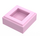 LEGO Leuchtend rosa Fliese 1 x 1 mit Nut (3070 / 30039)