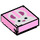 LEGO Bright Pink Tile 1 x 1 with Rabbit Face with Groove (3070 / 48269)