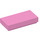 LEGO Leuchtend rosa Fliese 1 x 2 mit Nut (3069 / 30070)