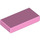 LEGO Bright Pink Tile 1 x 2 with Groove (3069 / 30070)