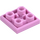 LEGO Bright Pink Tile 2 x 2 Inverted (11203)