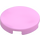 LEGO Bright Pink Tile 2 x 2 Round with &quot;X&quot; Bottom (4150)