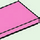 LEGO Fel roze Tegel 2 x 3 (26603)
