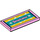 LEGO Leuchtend rosa Fliese 2 x 4 mit &quot;Stephanie&quot; und Stars auf Carpet (55598 / 87079)