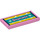 LEGO Bright Pink Tile 2 x 4 with &quot;Stephanie&quot; and Stars on Carpet (55598 / 87079)