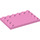 LEGO Leuchtend rosa Fliese 4 x 6 mit Bolzen auf 3 Edges (6180)