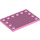 LEGO Bright Pink Tile 4 x 6 with Studs on 3 Edges (6180)