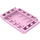 LEGO Fel roze Wig 4 x 6 Gebogen (52031)