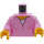 LEGO Klarrosa Kvinna Minifigur Kropp (973 / 76382)