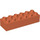 LEGO Bright Reddish Orange Duplo Brick 2 x 6 (2300)