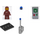 LEGO Brown Astronaut et Spacebaby 71037-3