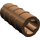 LEGO Brown Axle Connector (Ridged with &#039;x&#039; Hole) (6538)