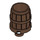 LEGO Brown Barrel 2 x 2 x 1.7 (2489 / 26170)