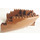 LEGO marron Boat Stern 16 x 14 x 5.3 avec Brown Haut (2559)