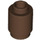 LEGO Marron Brique 1 x 1 Rond avec tenon ouvert (3062 / 35390)