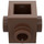 LEGO Brown Brick 1 x 1 with Studs on Four Sides (4733)