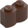 LEGO Hnědá Kostka 1 x 2 Log (30136)