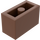 LEGO Braun Backstein 1 x 2 mit Unterrohr (3004 / 93792)