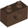 LEGO Brown Brick 1 x 2 with Hole (3700)