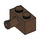 LEGO Brown Brick 1 x 2 with Pin without Bottom Stud Holder (2458)