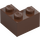 LEGO Brown Brick 2 x 2 Corner (2357)