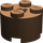 LEGO marron Brique 2 x 2 Rond (3941 / 6143)