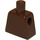 LEGO Brown Castle Torso without Arms (973)