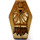 LEGO Brown Coffin Lid with Sleeping Vampire Relief (42447)