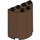 LEGO Brown Cylinder 2 x 4 x 4 Half (6218 / 20430)