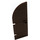 LEGO Brown Door 1 x 3 x 6 with Rounded Top (2554)