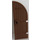 LEGO Brown Door 1 x 3 x 6 with Rounded Top (2554)