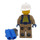 LEGO Bruin Brandweerman Minifiguur