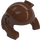 LEGO Brown Helmet with Side Sections and Headlamp (30325 / 88698)