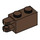 LEGO Bruin Scharnier Steen 1 x 2 Vergrendelings met Dual Finger Aan Einde Horizontaal (30540 / 54672)