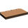 LEGO marron Charnière Tuile 2 x 4 avec Ribs (2873)
