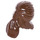 LEGO Marron Cheveux Longs Pulled Retour (30410 / 92756)