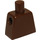 LEGO Brown Mike Torso without Arms (973)