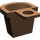 LEGO marron Minifig Récipient D-Basket (4523 / 5678)