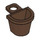 LEGO Brown Minifig Container D-Basket (4523 / 5678)
