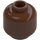 LEGO Brown Minifigure Head (Safety Stud) (3626 / 88475)