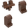 LEGO marron Minifigure Hanches et jambes (73200 / 88584)