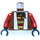LEGO marron Ngan Pa Torse avec Dark rouge Bras et Noir Mains (973)