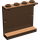 LEGO marron Panneau 1 x 4 x 3 sans supports latéraux, tenons creux (4215 / 30007)